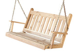 Cedar 4' Traditional English Swing & A-Frame Set