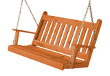 Cedar 4' Traditional English Swing & A-Frame Set