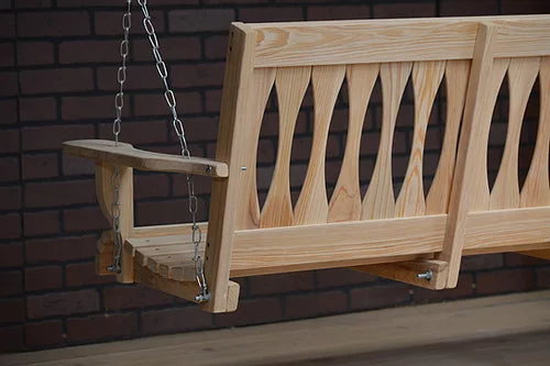 Cypress 5 Foot Diamond Back Porch Swing