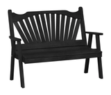 Fanback Red Cedar Garden Bench