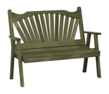 Fanback Red Cedar Garden Bench