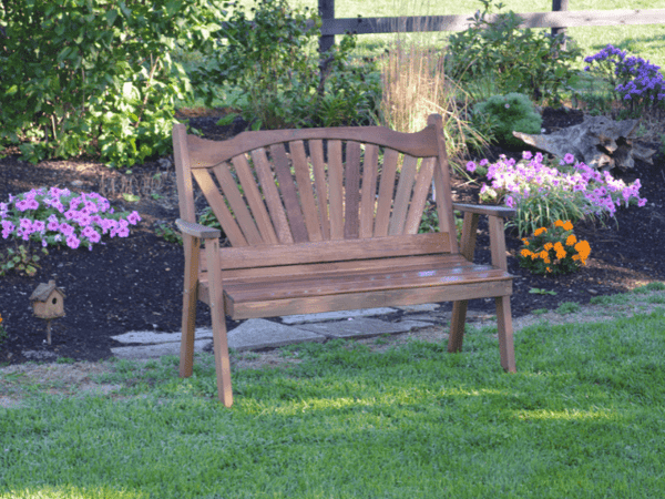 Fanback Red Cedar Garden Bench