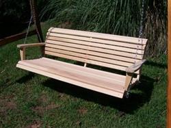 LA Cypress 7 Foot Classic Porch Swing - Magnolia Porch Swings
 - 3